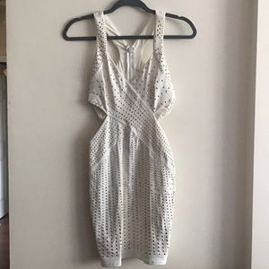 White cutout dresss